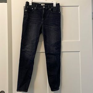 J Crew jeans, black worn wash